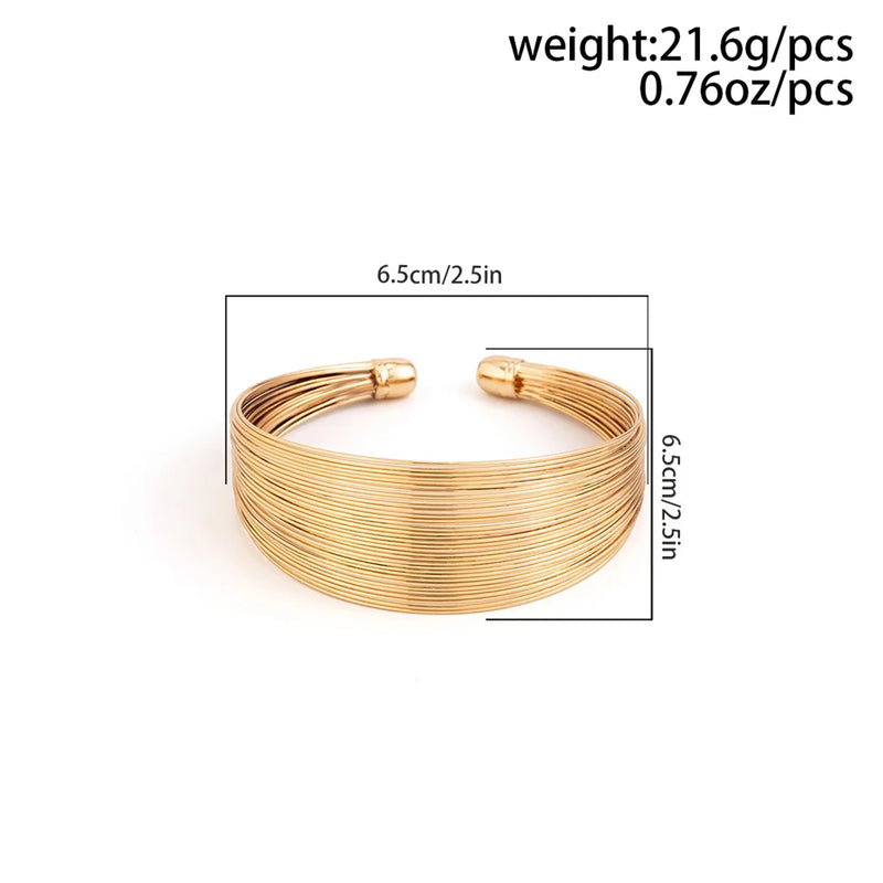 Gold Multi-Strand Bracelet | Women's Jewellery Accessory-GOLD-State of Style