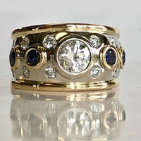 Gold Ring with Zirconia Inlay - Elina-6-State of Style