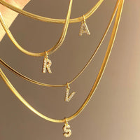 Golden Initials Necklace - Ella-A-State of Style