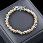 Golden Pearl Bracelet | Elegant Chain Jewellery-DREIFARBIG-State of Style