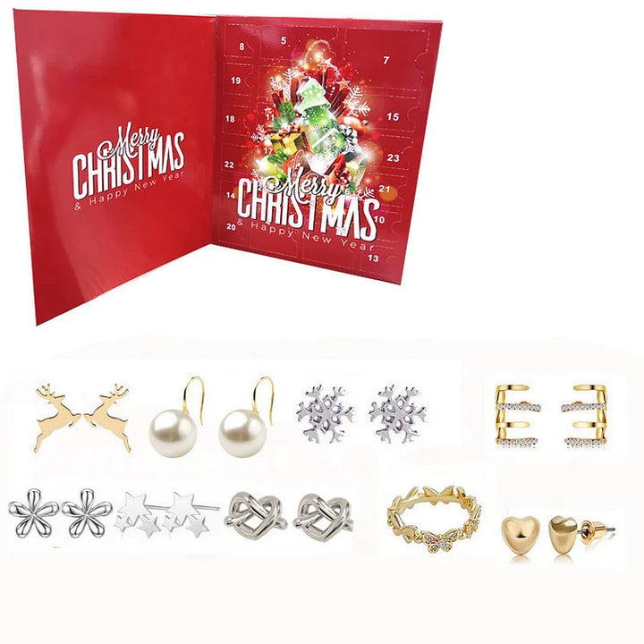 Gold/Silver Jewelry Advent Calendar - Livia-Box A-State of Style