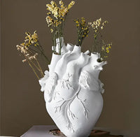 Greek Inspired Heart-Shaped Vase - Elena-White-State of Style