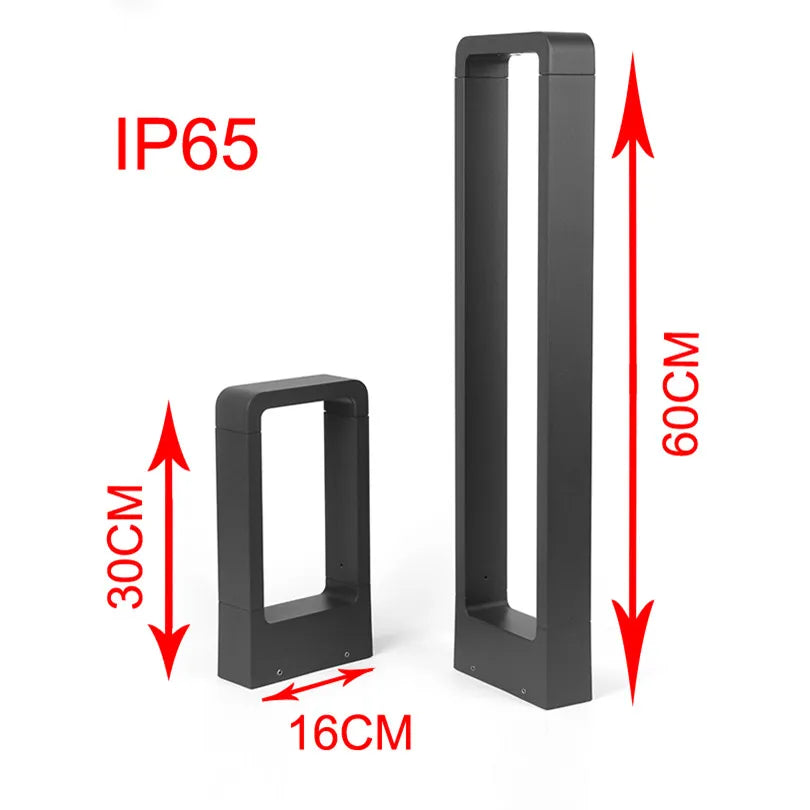 Ground Garden Lamp for Outdoor - GardenGlow-30CM-3000K DC12V-Grey Housing-State of Style