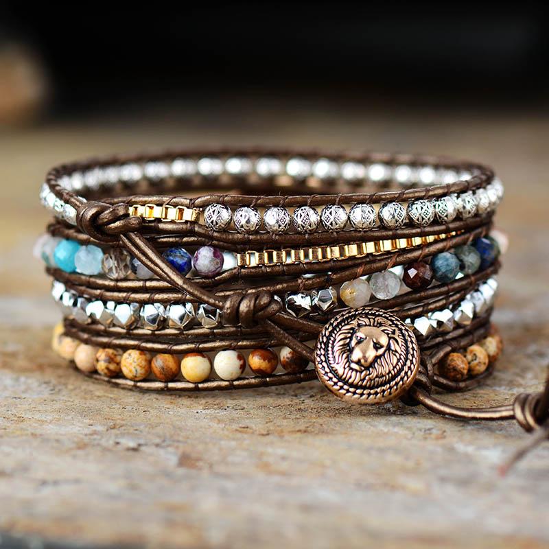 Grounding Healing Wrap Bracelet - Terran Harmony-State of Style