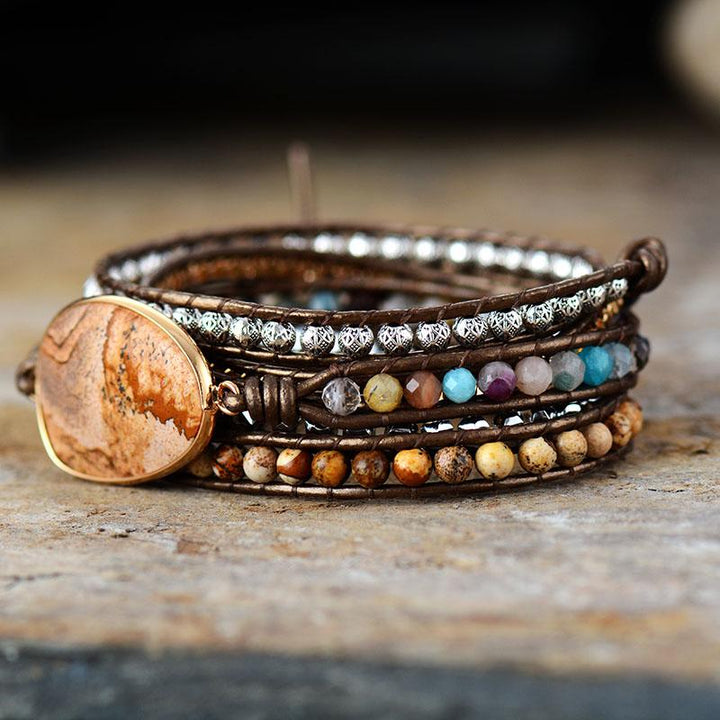 Grounding Healing Wrap Bracelet - Terran Harmony-State of Style