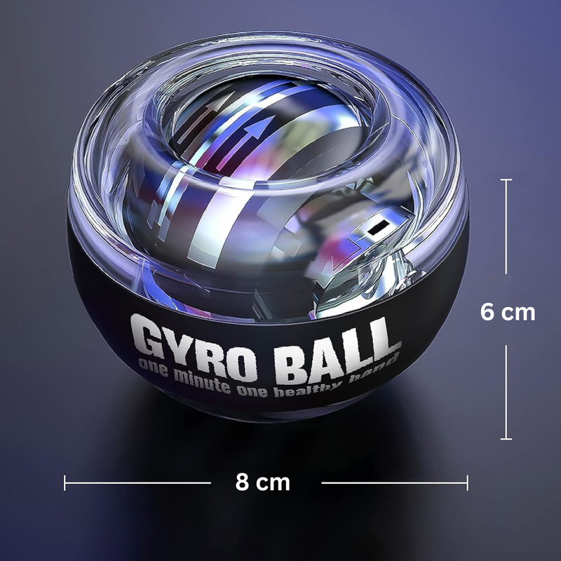 Gyroscopic Wrist Strengthener Ball - Auto Start Forearm Trainer-Black-State of Style