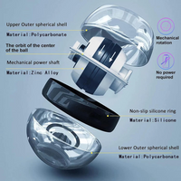 Gyroscopic Wrist Strengthener Ball - Auto Start Forearm Trainer-Black-State of Style