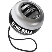 Gyroscopic Wrist Strengthener Ball - Auto Start Forearm Trainer-Silver Metal-State of Style