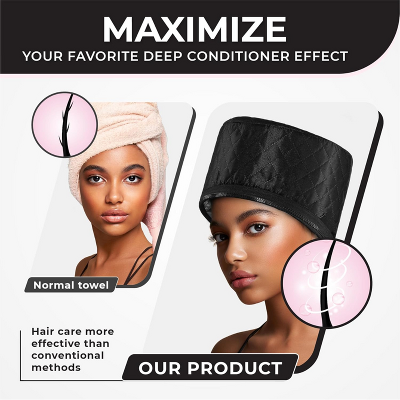 Hair Steamer for Deep Conditioning-Black-State of Style
