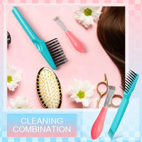 Hairbrush Cleaning Set – 2 Pieces-Black-State of Style