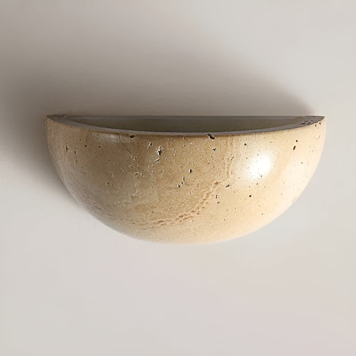 Half-Round LED Wabi-Sabi Wall Lamp - ZenGlow-State of Style