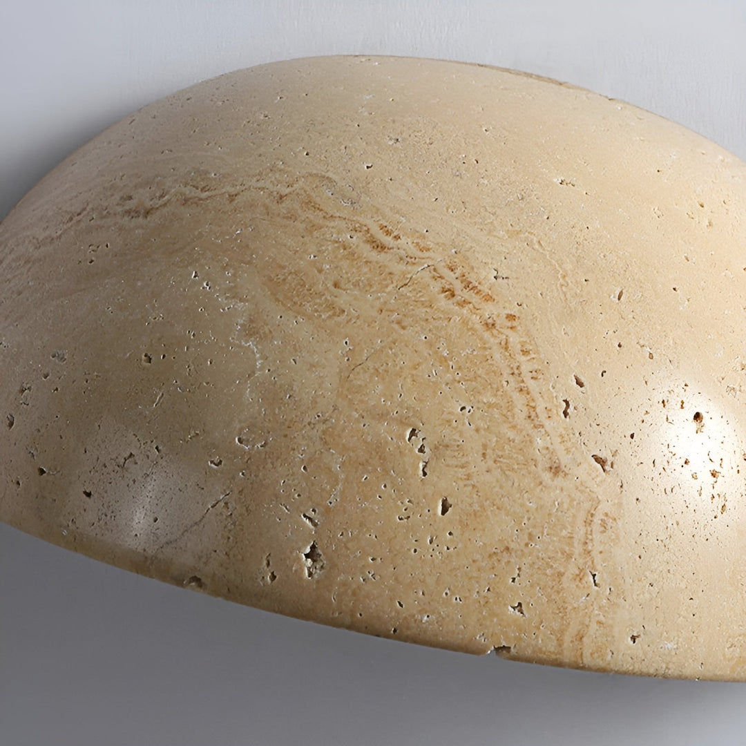Half-Round LED Wabi-Sabi Wall Lamp - ZenGlow-State of Style
