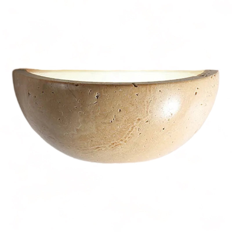 Half-Round LED Wabi-Sabi Wall Lamp - ZenGlow-State of Style
