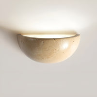 Half-Round LED Wabi-Sabi Wall Lamp - ZenGlow-State of Style