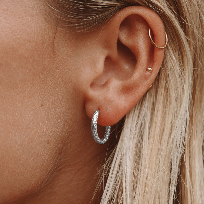 Hammered Earrings - Livia-State of Style