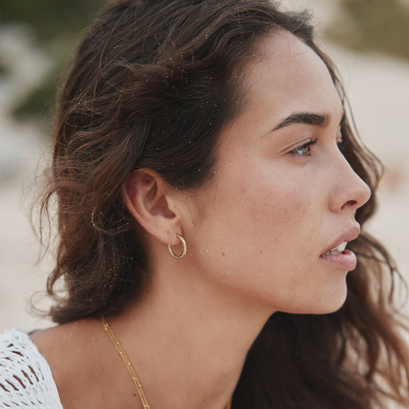 Hammered Earrings - Livia-State of Style