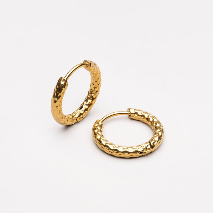 Hammered Earrings - Livia-State of Style