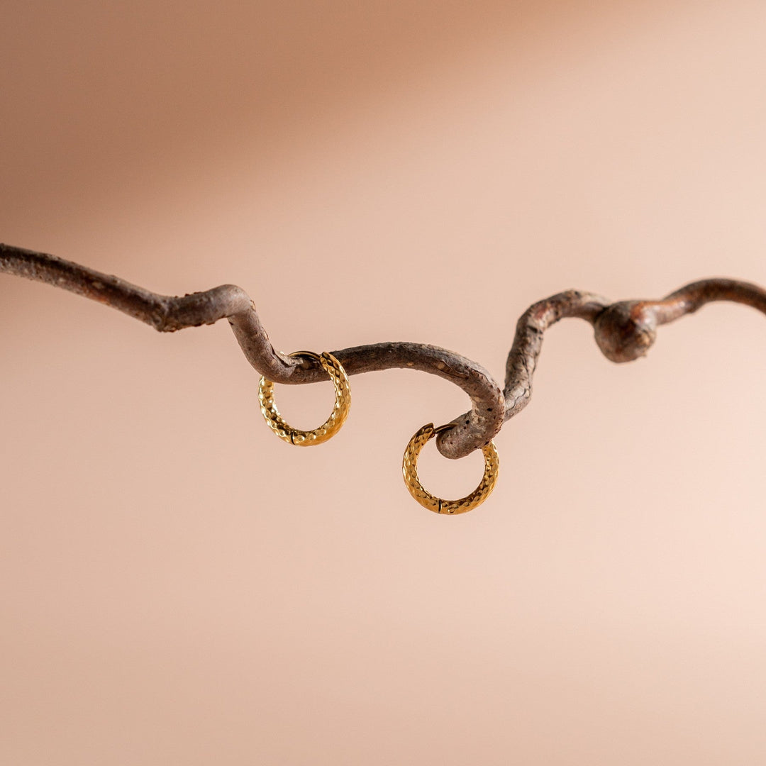 Hammered Earrings - Livia-State of Style