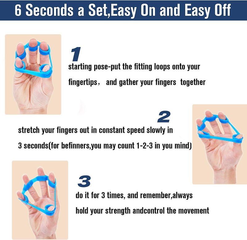 Hand Grip Strengthener Set (6 Pieces)-Hand grip amplifier-State of Style