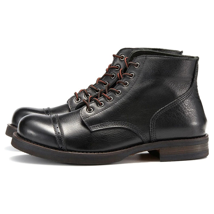 Handcrafted Leather Boots Ivan – Classic & Durable Design-Brown-6.0-State of Style