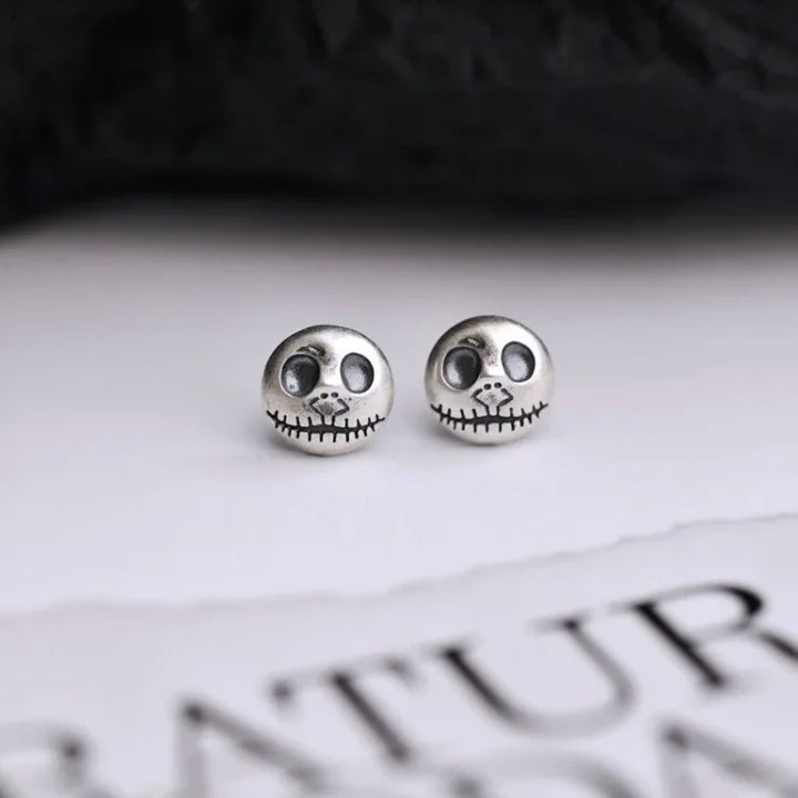 Handcrafted Pumpkin Prince Skull Earrings – Mara-State of Style