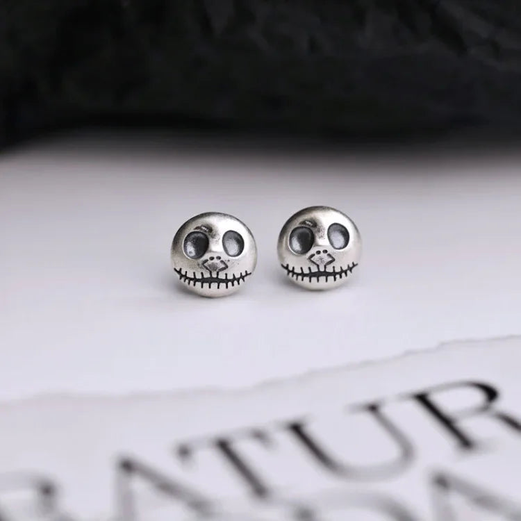 Handcrafted Pumpkin Prince Skull Earrings – Mara-State of Style