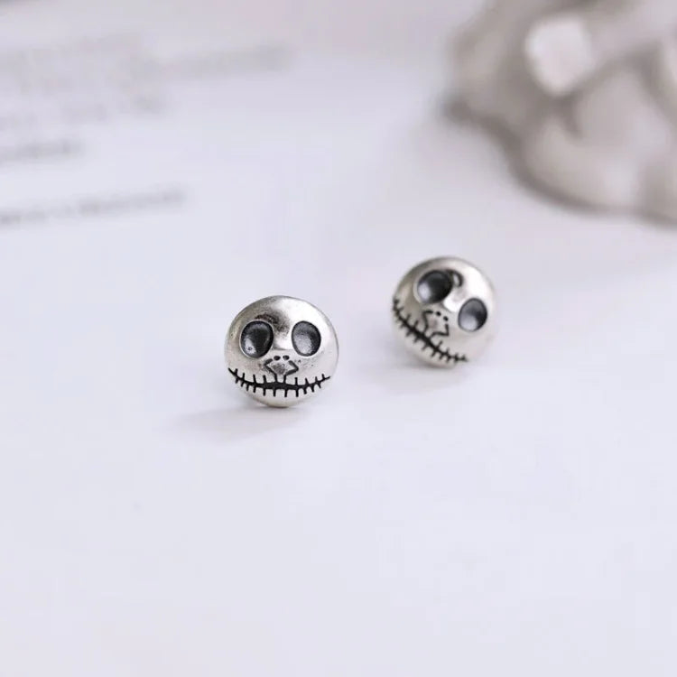 Handcrafted Pumpkin Prince Skull Earrings – Mara-State of Style