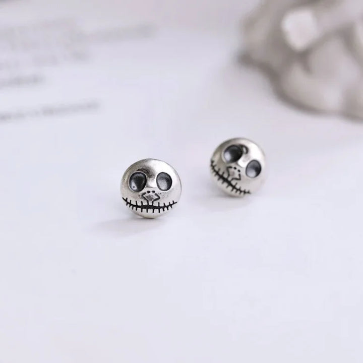 Handcrafted Pumpkin Prince Skull Earrings – Mara-State of Style