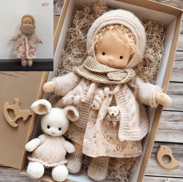 Handcrafted Waldorf Cuddle Doll - Poppi-B-State of Style