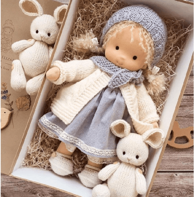 Handcrafted Waldorf Cuddle Doll - Poppi-E-State of Style