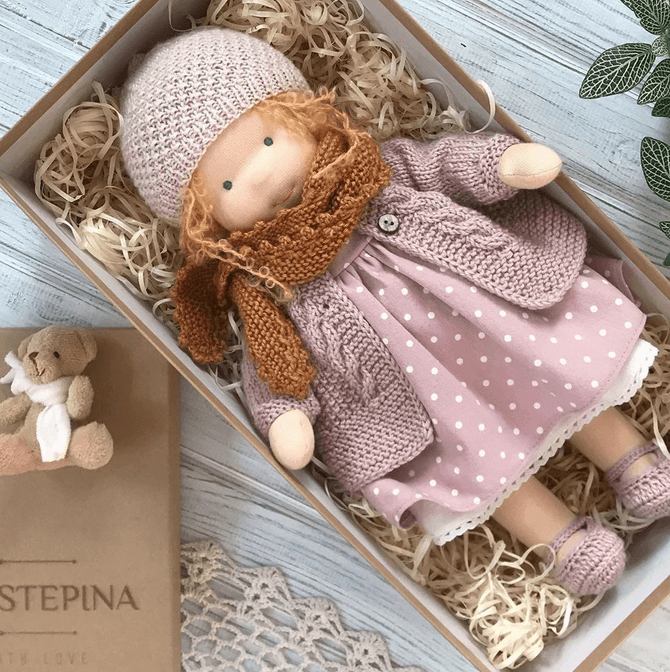 Handcrafted Waldorf Cuddle Doll - Poppi-F-State of Style