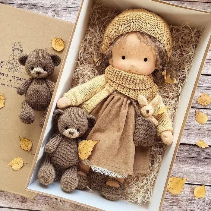 Handcrafted Waldorf Cuddle Doll - Poppi-G-State of Style