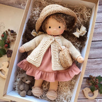 Handcrafted Waldorf Cuddle Doll - Poppi-J-State of Style