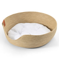 Handmade Comfortable Bed for Cats - LuxeSnooze-Cradle + white bed-S-State of Style