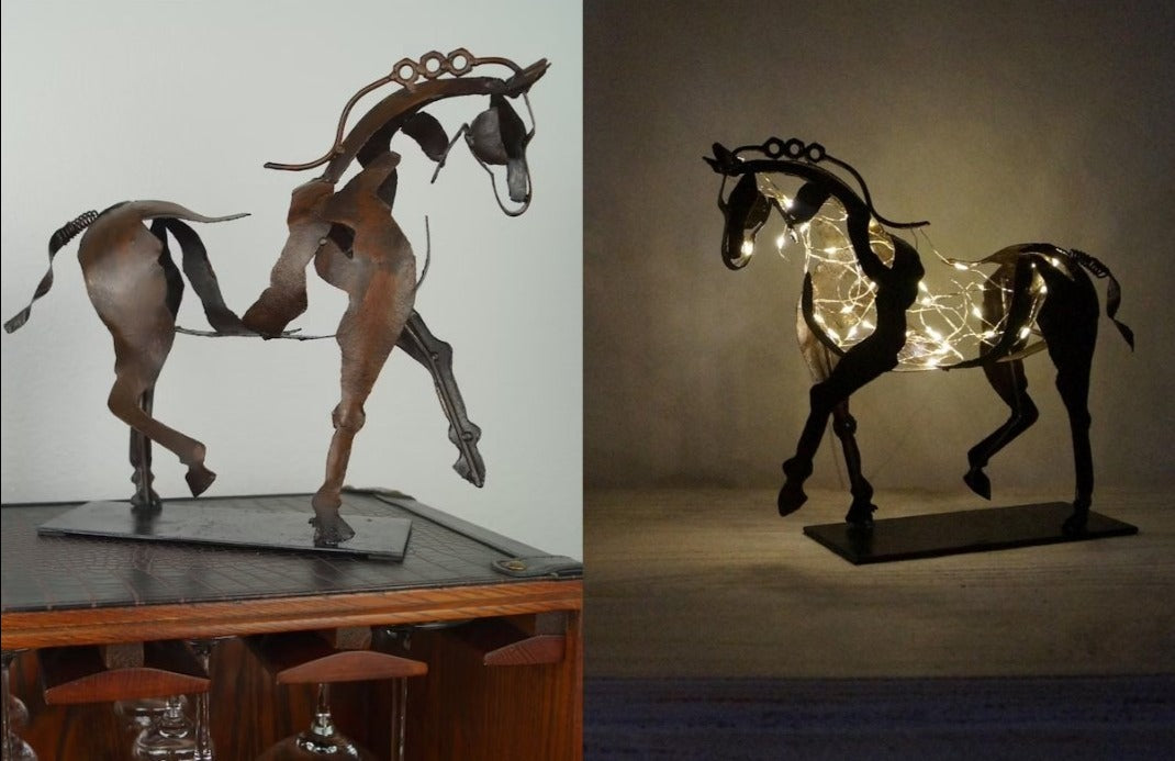 Handmade Horse Figurine – Ferro-Without lights-State of Style