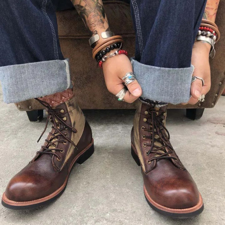 Handmade Retro Ankle Boots Bernard – Vintage Slip-On Comfort-5.0-State of Style