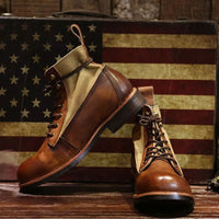 Handmade Retro Ankle Boots Bernard – Vintage Slip-On Comfort-5.0-State of Style