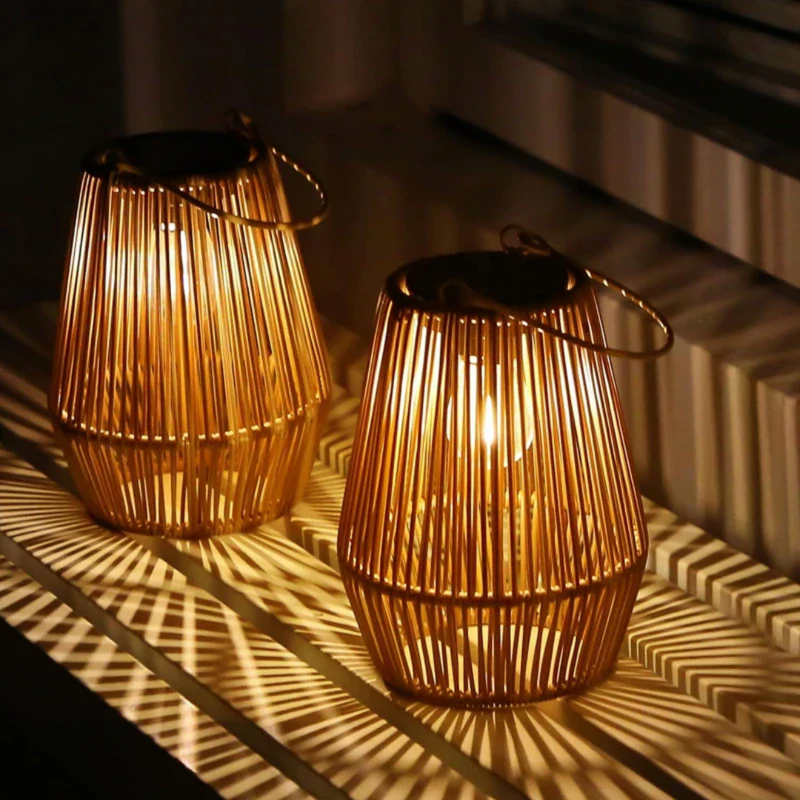 Handwoven Waterproof Solar Garden Lamp - SunWeave-State of Style