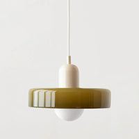 Hanging Ceiling Lamp - NordicLuxe-Olive Green-Beige-25 x 18 cm-State of Style