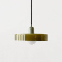 Hanging Ceiling Lamp - NordicLuxe-Olive Green-Green-25 x 18 cm-State of Style