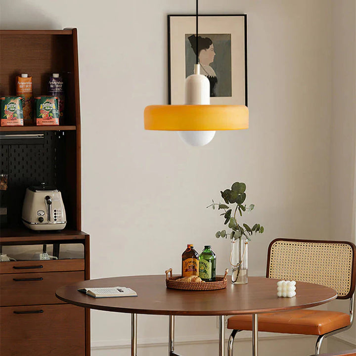 Hanging Ceiling Lamp - NordicLuxe-White-Red-25 x 18 cm-State of Style