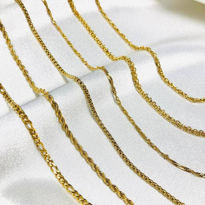 Hanging Necklace - Aurélie-Gold-State of Style