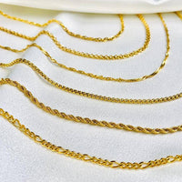 Hanging Necklace - Aurélie-Gold-State of Style