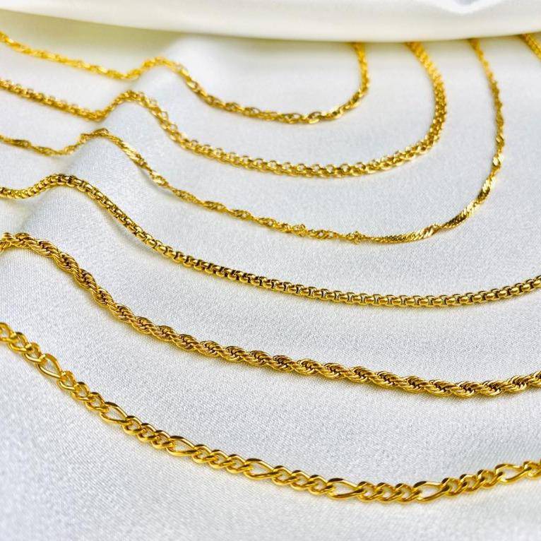 Hanging Necklace - Aurélie-Gold-State of Style