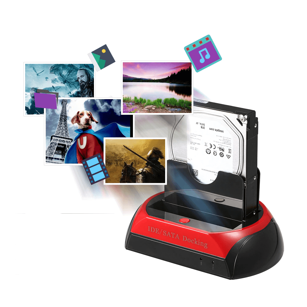 Hard Drive Docking Station – DataLift-Micro USB-State of Style