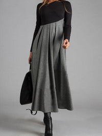 Harmony Dress with Colourful Style – Elina-Grey-XS-State of Style
