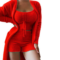 HarveysPakje | Women's Comfortable Loungewear Set-Red-S-State of Style