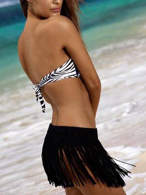 Hawaii Skirt | Stylish & Flowy Ibiza-Inspired Summer Skirt-Orange-State of Style