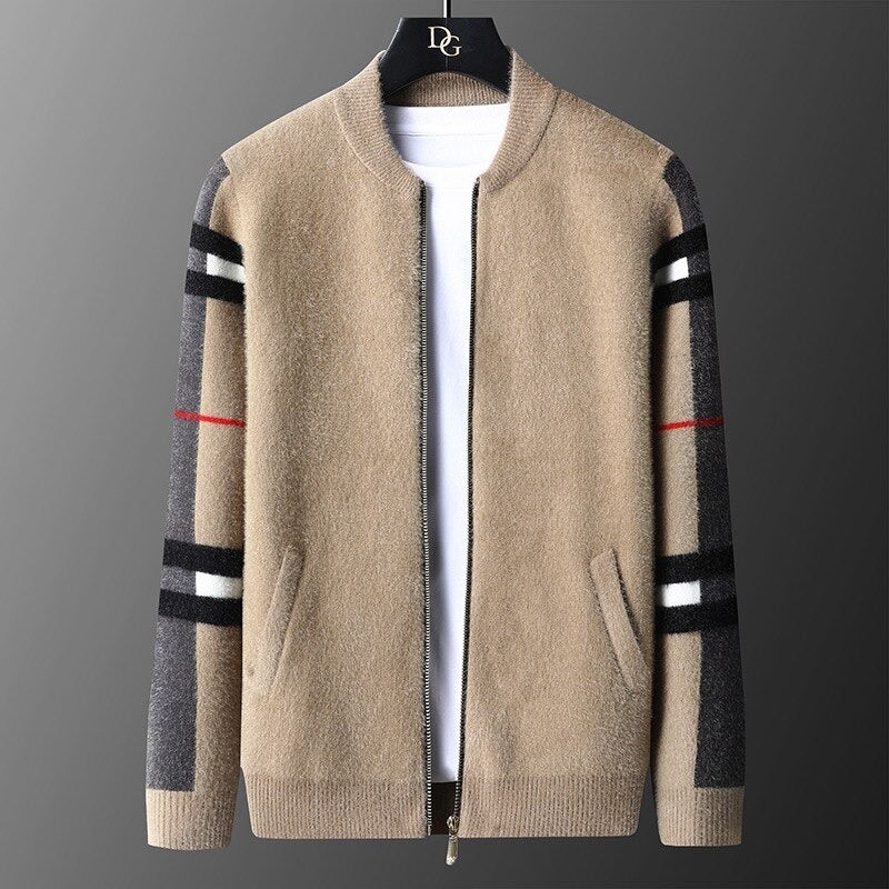 HayleesVest | Women's Luxurious Cashmere Cardigan-Khaki-XS-State of Style