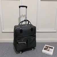 Lightweight Carry-On Luggage with Spinner Wheels and Laptop Compartment